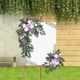 thumbnail image 1 of Plantas de decoración artificial Colcomx hojas violeta arco flores, 1 of 7