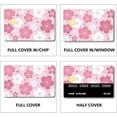 thumbnail image 4 of Credit Card Skin Debit Card Skin Debit Card Sticker Cover No Bubble Slim Small Chip Personalized Bank Card Protecting Decal Removable Transportation Key Card Pink Cherry Blossom 7.3x5.4Inch, 4 of 8