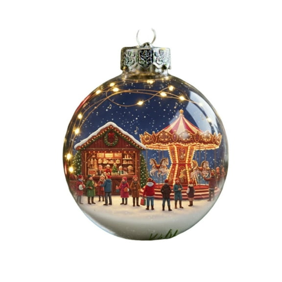 Bwiyojiz Christmas Decorations Hanging Ornaments Dance Party Pendants 2d, Gifts for Sister