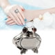 thumbnail image 1 of Anillo abierto de rana de plata, anillo de dedo de animal vintage, joyería cómoda de moda para mujer, decoración para fiesta, aniversario, boda, 1 of 8