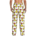 thumbnail image 6 of Cauagu Rubber Duck Chicken Bird Mens Pajama Pants Sleep & Lounge Pants,PJ Bottoms with Pockets-Medium, 6 of 7