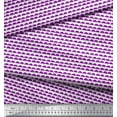 thumbnail image 3 of Soimoi Purple Cotton Voile Fabric Semi Circle With Stripe Decor Fabric Printed Yard 42 Inch Wide, 3 of 3