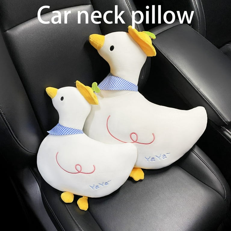 Star Home Car Headrest Pillow Soft Adjustable Cartoon Plush