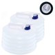 thumbnail image 2 of Contenedor de agua plegable de 2 uds, almacenamiento de agua portátil Premium, 8l Rojo Verde, 2 of 5
