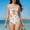 #2, variant on Womens One Piece Swimsuits Tummy Control Square Neck Sporty Ruched Slimming Monokini High Cut Women's Bathing Suit