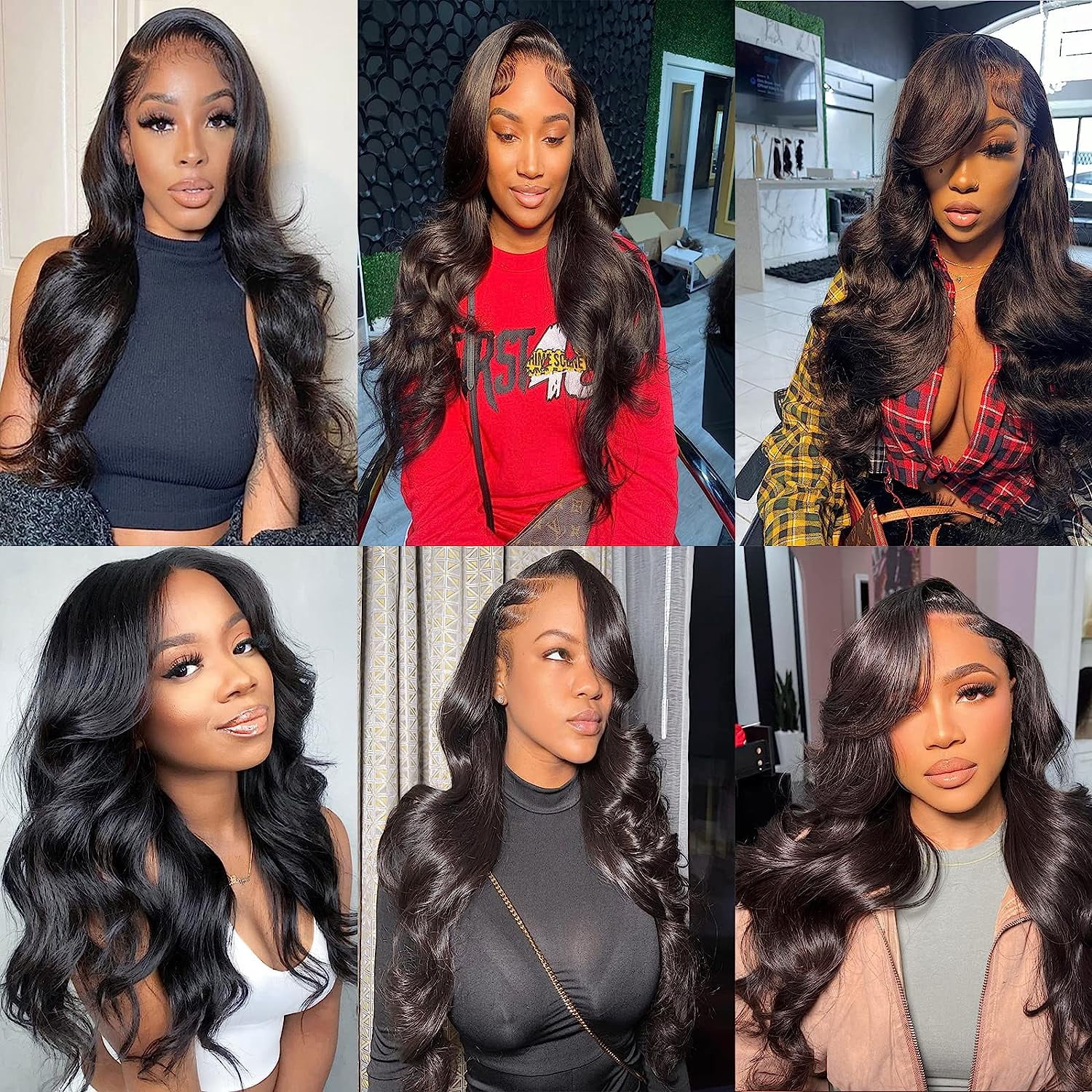 Lace Front Wig Human Hair Body Wave 5x5 Transparent Hd Lace Closure Wigs For Women 180 Density Pre Plucked Natural Black Color 18 inch