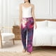 thumbnail image 4 of Balery Astronaut Riding Fiery Horse Pantalones de pijama para mujer, pijamas ultraligeros, pantalones de estar por casa-Large, 4 of 6