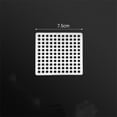 thumbnail image 1 of MYG Stainless Steel Square Bathroom Shower Sink Strainer Drain Hair Filter Cover, 1 of 9