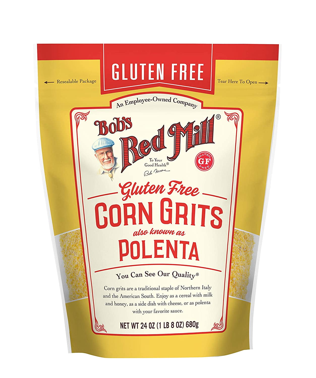 Bobs Red Mill Corn Grits Polenta Gluten Free 24 Oz Pack Of 1 - Walmartcom