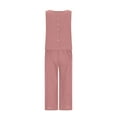 thumbnail image 5 of Cotton Linen Two Piece Sets for Women 2025 Wide Leg Two Piece Pants Set Casual Tank Tops Two Piece Outfits Summer Lounge Set, Limited Time Offer, Under 10 Dollars, 5 of 6
