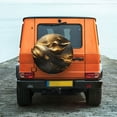 thumbnail image 2 of Fotbe Luxurious Gold Flow Spare Tire Cover Thickening Universal Fit for Jeep, Trailer, RV, SUV, Truck, Tough Tire Wheel Soft Cover-17 inch, 2 of 8