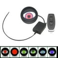 thumbnail image 1 of 2PCS USB LED Dynamic 12V 3D Devil Eye Headlight Projector Lamp Kit with Remote Control, Universal Car Headlight Retrofit Lights Red Blue Green, 1 of 8