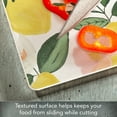 thumbnail image 4 of CounterArt Lemon Vine 3mm Tempered Glass Cutting Board 15" by 12", 4 of 7