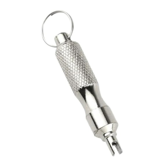 Tire Valve Core Remover, Stainless Steel, Anti- Handle, Portable, for Car/Motorcycle Tire Inflation/Deflation