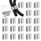 thumbnail image 1 of Laklulu Abrazaderas de Estrangulador Preformadas de Aluminio, Paquete de 20 Cuerdas de Expansión de 8 mm, Mangas de Prensa Abrazaderas de Prensa Abrazaderas de Estrangulador de Cuerda de Alambre para, 1 of 8