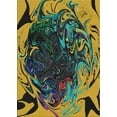thumbnail image 1 of Ahgly Company Machine Washable Indoor Rectangle Transitional Charcoal Black Area Rugs, 7' x 10', 1 of 7