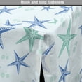 thumbnail image 4 of Starfish Dog Crate Cover, Nautical Sea Creature in Calm Tones Underwater Themed Art, Easy to Use Pet Kennel Cover Small Dogs Puppies Kittens, 7 Sizes, Almond Green Azure Blue, by Ambesonne, 4 of 6