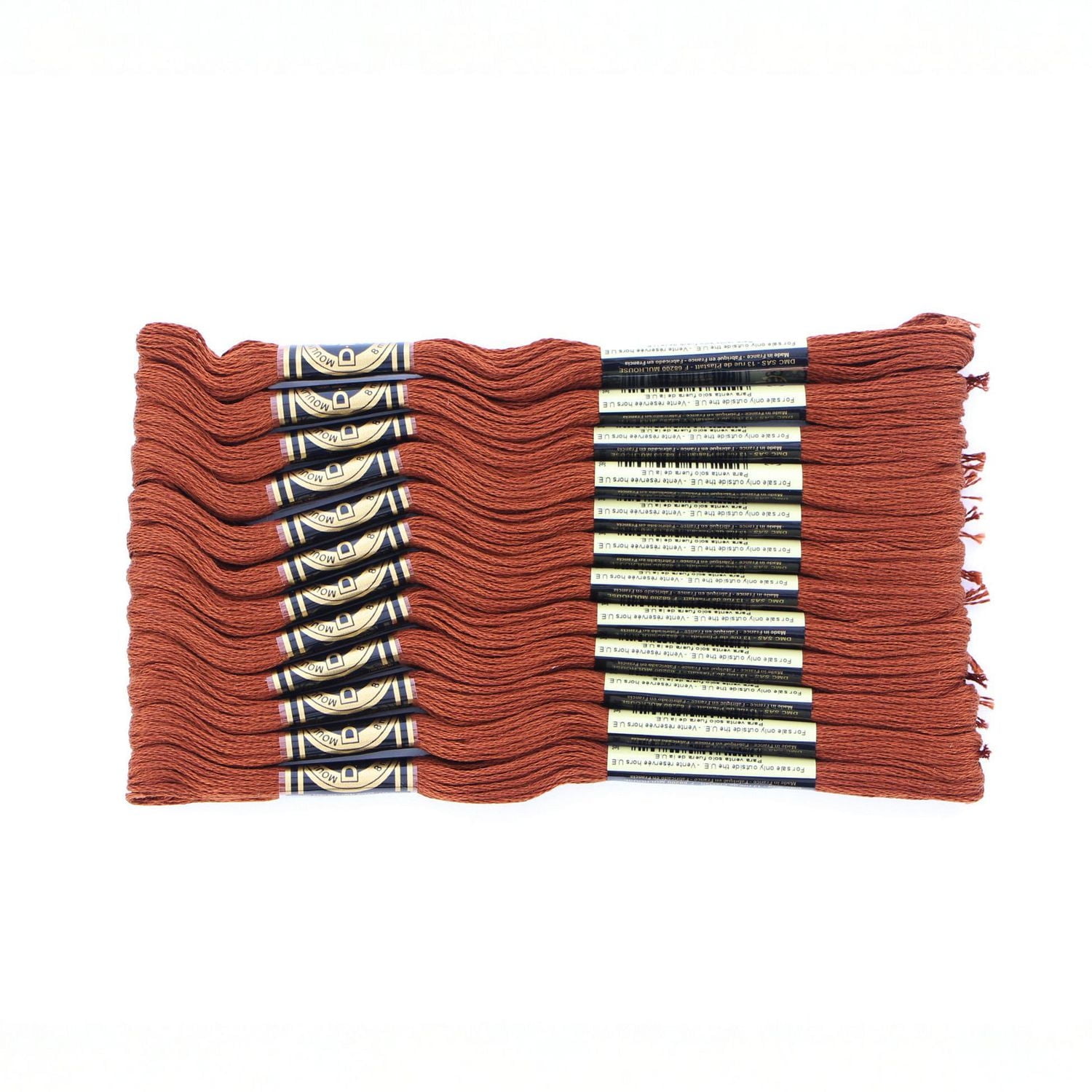 DMC Coton à broder 6 brins 8m brun