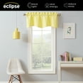 thumbnail image 4 of Eclipse Kendall Solid Scalloped Valance (1 Panel), 42 In Wide x 18 In Long, Lemon, 4 of 6