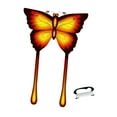 thumbnail image 2 of Butterfly Kite Single Line Kite portátil Hermoso juguete de playa Fun Fácil de volar para Amarillo, 2 of 8