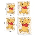 thumbnail image 6 of Winnie the Pooh flange Covering blanket | Christmas blanket, flange, plush, warm, Winnie the bear comfortable super fine fiber fake day blanket/XL-150*200cm, 6 of 6