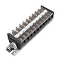 thumbnail image 1 of 660V 20A Bloque Borne de Terminales de Doble Hila de 10 Tornillo de Posición de combinación de Carril DIN TD2010, 1 of 4