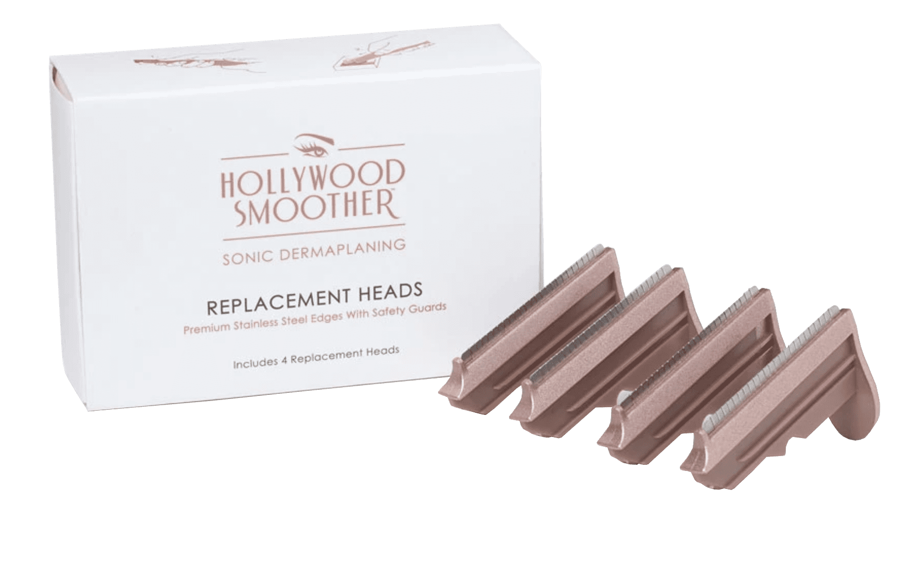 Hollywood Smoother Replacement Heads for Dermaplaning Facial Hair