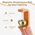 thumbnail image 2 of Uxcell Campana Magnética para Tiendas, 1.5in/3.8cm, Campana de Viento de Metal para Porche/Jardín [Naranja, Forma de C], 2 of 6