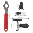 thumbnail image 1 of Juego de removedor de pedalier de bicicleta, kit de herramientas de reparación de bicicletas Kit de extractor de manivela de bicicleta Kit de herramientas de reparación de bicicletas Funcionalidad inteligente Jadeshay A, 1 of 8