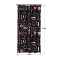 thumbnail image 5 of Pink Breast Cancer Awareness Pattern Shower Curtain 36"x72" ,Bathroom Decorative Shower Curtains Set with 12 Hooks,Modern Waterproof Washable Shower Curtain, 5 of 6