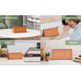 thumbnail image 5 of Wooden Digital Alarm Clock, Dual Alarm, Stylish Wood Grain Surface For Bedroom, Bedside Table, Night Children, Office Use (Brown), 5 of 5