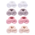thumbnail image 1 of pares de muñequeras con lazo para lavar la cara, muñequeras absorbentes para mujeres, evitan que se derrame líquido, 1 of 5