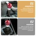 thumbnail image 4 of Miangastore Aluminium Alloy Round Shifter Knob 1Set 2.6X2In, 4 of 8