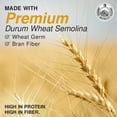 thumbnail image 4 of Morelli Mafalda Pasta, High Fiber Mafaldine Pasta, Imported from Italy (Ricciolina, Reginette with Bran and Double Wheat Germ) - 8.8 oz / 250 g (Pack of 4), 4 of 7