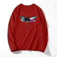 thumbnail image 4 of Heisall Women's Long Sleeve Crewneck Printing T-Shirt Casual Comfortable Pullover Tops for Daily Wear, 4 of 4