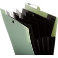 thumbnail image 3 of U Brands Poly Performance Binder Set, Office Supplies, Olive Green, Featuring Expanding File Pockets, 1” Rings, 2 Pack, 3 of 5