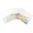 thumbnail image 2 of Koyal Wholesale Iridescent Holographic Silver Foil Dipped Lunch Napkins, Bulk 50-Pack Count, 3-Ply Disposable, 2 of 4