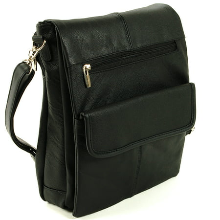 Womens Leather Purse Multiple ID Pocket Crossbody Organizer Messenger Travel Bag - www.bagssaleusa.com