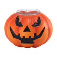 thumbnail image 2 of Candelabro de calabaza de Halloween Resina de cara de fantasma | Adorno de escritorio naranja 12x12x8,5cm | Decoración festiva duradera y resistente al calor para el hogar, el salón y la mesa, 2 of 6