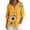 #371-Multicolor, variant on Warop Women's 3/4 Sleeve Tops Fashionable Printed V-Neck Blouse Loose Fit Pullover T Shirts with Decorative Buttons