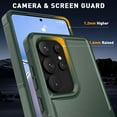 thumbnail image 4 of KOMI for Samsung Galaxy S25 Ultra Case with HD Screen Protector, 10 FT Military Grade Drop Protection, Anti-Slip Phone Case, Green, 4 of 5