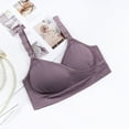 thumbnail image 4 of Christmas! Ohufall Nursing Bras Ladies Comfortable Breathable No Steel Ring Front Buckle Breastfeeding Bra Woman Underwear, 4 of 9
