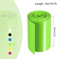 thumbnail image 2 of Unique Bargains Tube Plat de 85 mm 6 m en PVC Vert Pâle Thermorétractable, Enroulement de Batterie pour Grand Bloc-Piles, 2 of 5