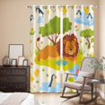 thumbnail image 3 of Kitchen Curtains 84 Inch Length 2 Panels, Cute Lion Grommets Window Treatment Curtain, Funny Animal Cartoon Modern Thermal Curtains Drapes for Living Room/Bathroom, 3 of 9