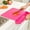 Hot Pink #3, variant on 2 in 1 Acrylic Cutting Board with Detachable Waste Container | Non Slip Countertop Cutting Mat for Meat and Vegetables | Overhang Design 15x15 Inches