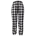 thumbnail image 1 of Pijamas de Franela a Cuadros de Algodón, Pantalón Largo Con Bolsillos, Para Hombre Corte Recto, 1 of 4