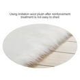 thumbnail image 5 of Faux Fur Rug, Purple Area Rugs, Fluffy Sheepskin Fur Rug, Fuzzy Ultra Soft Rugs, Machine Washable Shag Rug, Nursery Throw Rugs for Bed, Living, Kids Room, 5 of 11