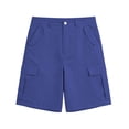 thumbnail image 7 of Noric Women's Cargo Shorts Multi Pocket Button Straight Leg Bermuda Shorts for Summer Outdoor Hiking Camping, 7 of 7