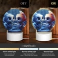thumbnail image 3 of Balery Cute Fish Flower Couple Pattern Acrylic Night Light Gift with 3 Color ModesTouch-Sensitive LED Lamp Perfect Gift for Mother's Day, Birthday, or Christmas, 3 of 9