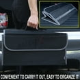 thumbnail image 3 of XUKEY Car Trunk Organizer Universal Storage Box Cargo Bag Bin Foldable Portable Interior Accessories, 3 of 7